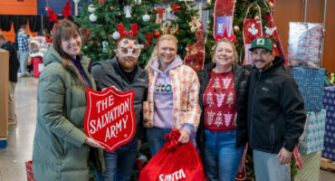 Renewal by Andersen of Central Virginia and Renewal by Andersen of Roanoke teams participating in Salvation Army’s Angel Tree program