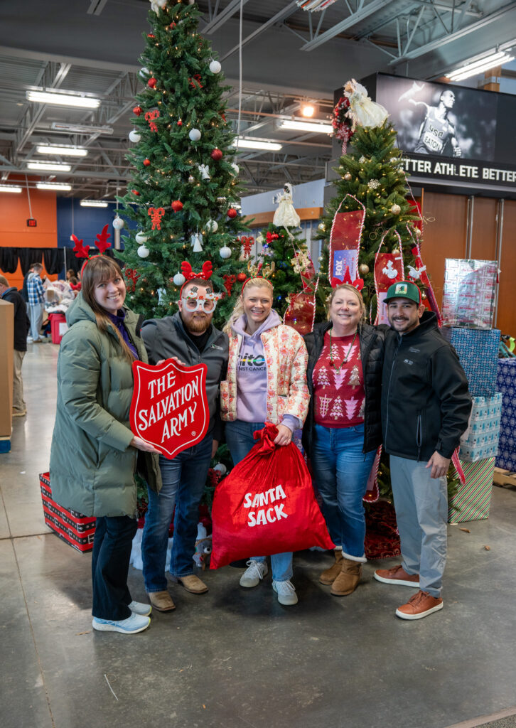 Renewal by Andersen of Central Virginia and Renewal by Andersen of Roanoke teams participating in Salvation Army’s Angel Tree program